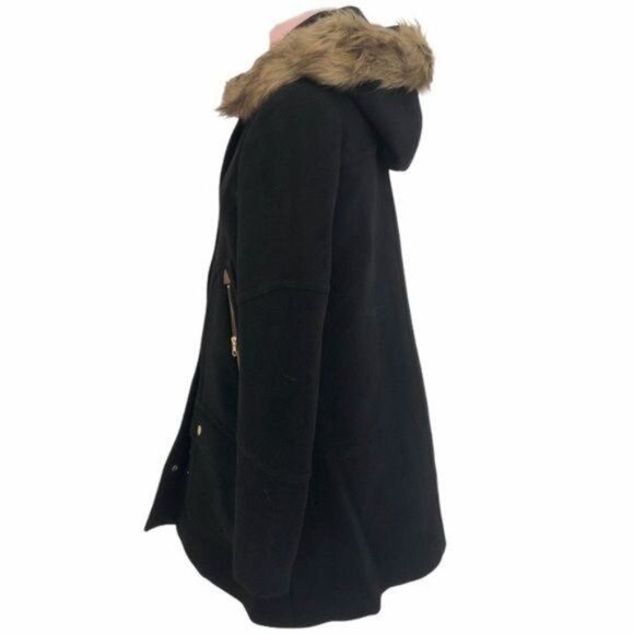 J. Crew Coat Chateau Parka Italian Stadium Cloth Wool Size 0 NWT - Picture 9 of 15